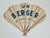 Art Deco Belle Epoque Hand Fans with Casino Advertising Graphic, Paris, France, Early 1900s, Set of 4 For Sale - Image 9 of 12