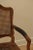 Metal Caned Louis XV Period Walnut Armchair, circa 1760 For Sale - Image 7 of 9