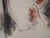 André Dignimont, Nude in a Wool Coat, Original Signed Watercolor For Sale - Image 7 of 8