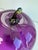 Hand Blown Oversized Glass Plum For Sale - Image 4 of 8