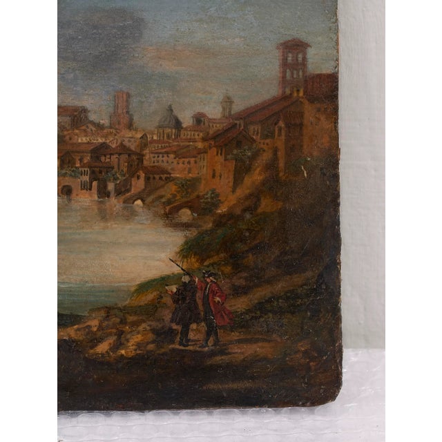 19th C Painting of View of Venice After Gaspar Van Wittel (1653-1736) For Sale - Image 4 of 7