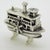 Vintage Italian Handmade Silver Paddlewheel Steam Boat Figurine, Tuscany, Arezzo, Italy, 1980s For Sale - Image 6 of 11
