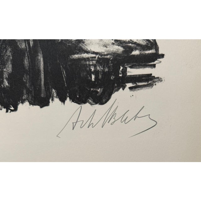 1960s Arbit Blatas, Lithuanian French Artist Arbit Blatas Lithograph Jacques Lipchitz Ecole D'Paris, 1962 For Sale - Image 5 of 6