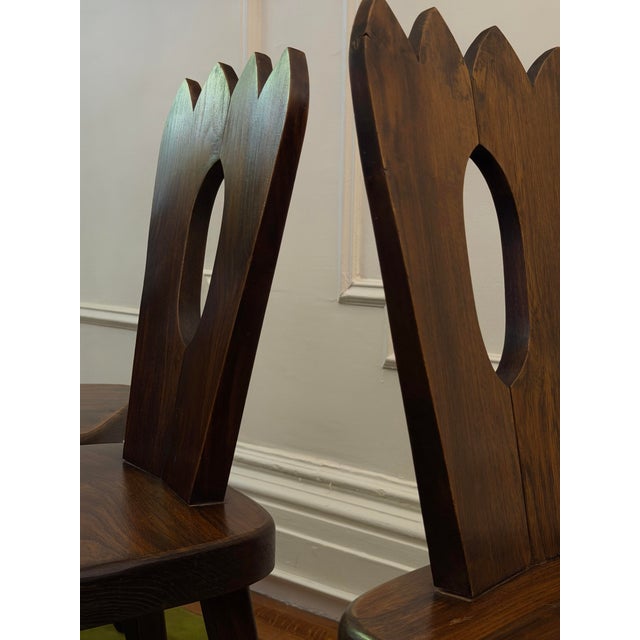 Set of Four Mid 20th Century Olavi Hanninen Atributed Crown Chairs For Sale In New York - Image 6 of 11