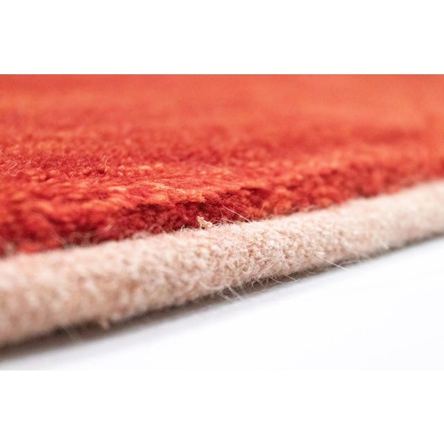 Middle Eastern Hand-Knotted Gabbeh Rug For Sale - Image 9 of 10