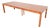 Milo Baughman Style Burl Wood Parsons Extension Dining Table, Newly Refinished For Sale