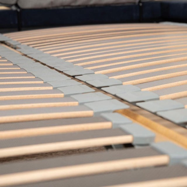 Blue Blue-Grey Double Bed by Peter Maly for Ligne Roset For Sale - Image 8 of 14