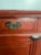 Late Qing Dynasty Red Lacquer Elmwood Accent Cabinet - Distressed Finish For Sale In Greensboro - Image 6 of 12