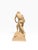 Neoclassical Mid-Century Italian Alabaster Replica of Bernini’s David Sculpture by A. Santini For Sale - Image 3 of 10