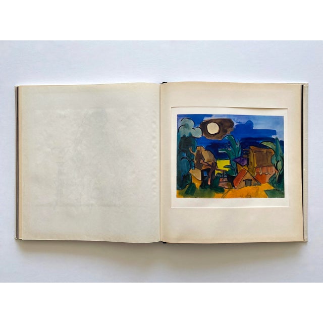 Textile " Master Watercolors of the Twentieth Century " Vintage 1965 First Edition Lithograph Print Large Hardcover Modern Art Book For Sale - Image 7 of 12