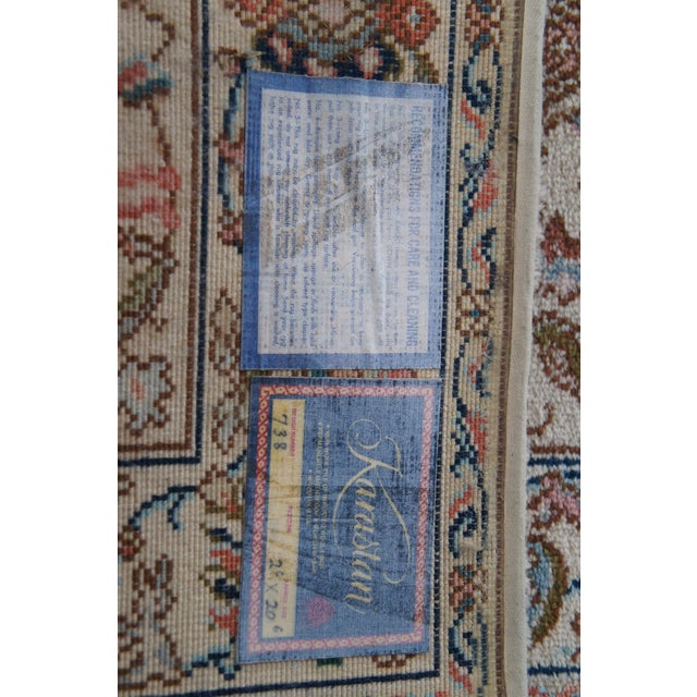 Textile Karastan 100% Wool Floral Palmette Animal 738 Area Rug Runner Mat 2.5' X 20' For Sale - Image 7 of 15