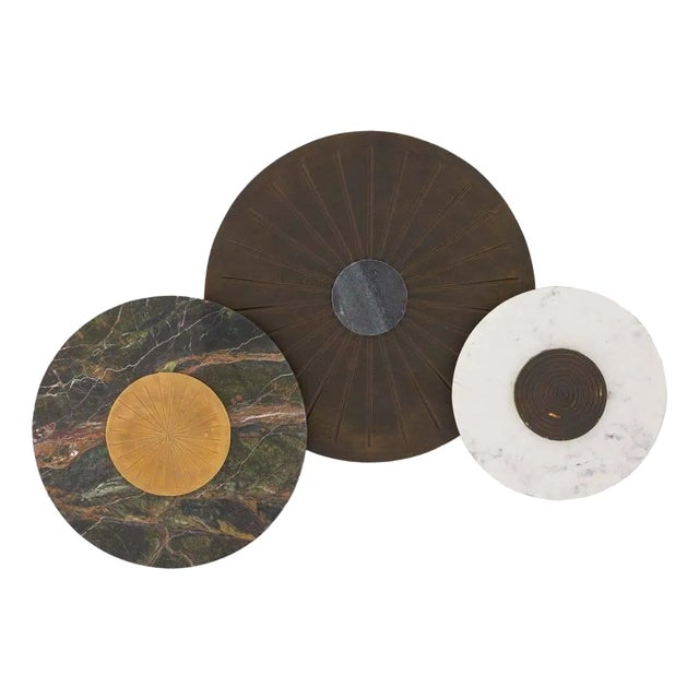 Arteriors Home Rhodes Wall Plaques, Set of 3 For Sale