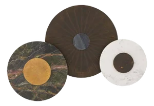 Arteriors Home Rhodes Wall Plaques, Set of 3