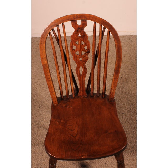 Windsor Wheelback Chairs, 19th Century, Set of 6 For Sale - Image 4 of 13