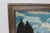 Art Deco 1990s Vintage Oil Painting on Canvas, Landscape, Mountain View, Signed R.Dean,framed For Sale - Image 3 of 9