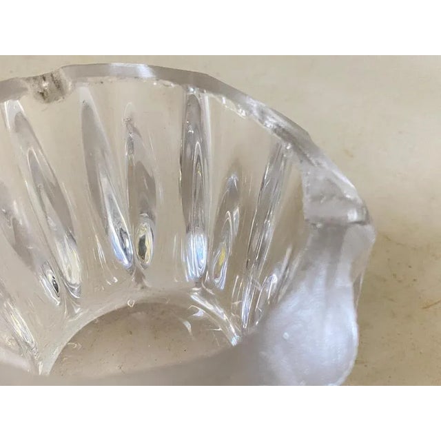 Art Deco Molded Glass Ashtray, 1940 For Sale - Image 3 of 11
