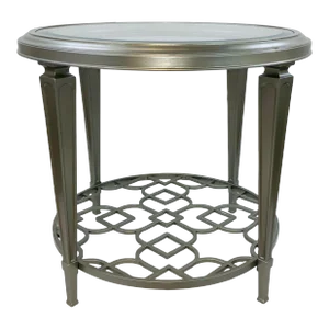 Caracole Modern Silver Finished End Table