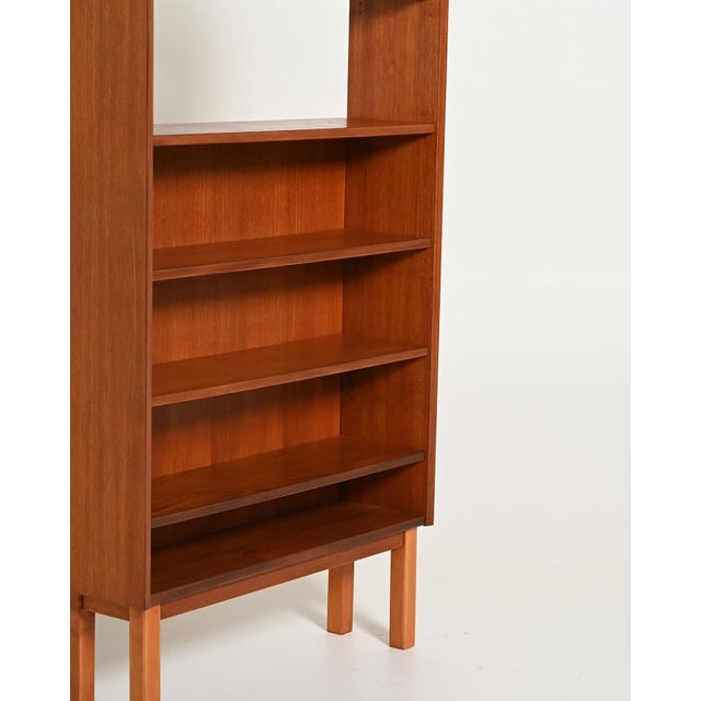1960s Vintage Scandinavian Teak Bookcase, 1960s For Sale - Image 5 of 7