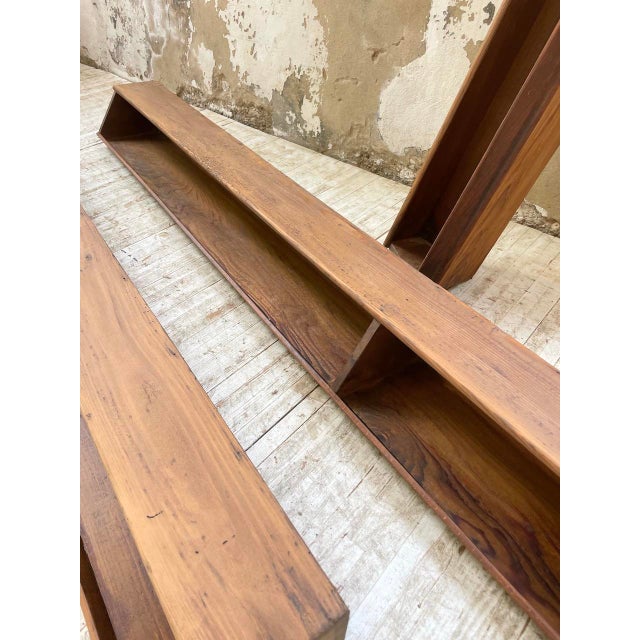 Wooden Wall Storage, 1950s, Set of 3 For Sale - Image 9 of 18