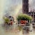 1960s Asterio Pascolini Vintage Art Lithograph London Big Ben Double Decker Bus For Sale In San Diego - Image 6 of 10