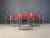 Red Sinus Dining Chairs by KFF, 1990s, Set of 6 For Sale - Image 8 of 11