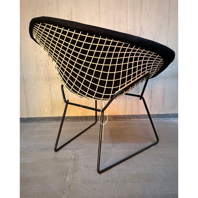 Bertoia Diamond Chair in Full Upholstery by Harry Bertoia for Knoll International, 1980s For Sale - Image 12 of 13