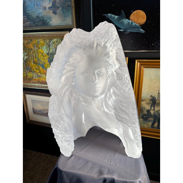 2000 - 2009 Michael Wilkinson "Elysium Ii: Promise" Acrylic Sculpture, Signed 51/125, 19 In, 2006 For Sale - Image 5 of 8