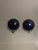 Mid-Century Modern 1970s Donald Stannard Lapis Lazulli Clip on Earrings, Pair For Sale - Image 3 of 9