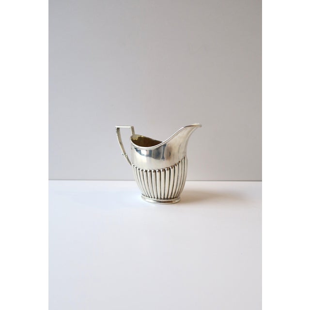 Sterling Silver Coffee Creamer Pitcher Edwardian Neoclassical English, Early-20th C For Sale - Image 11 of 16