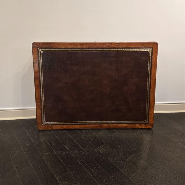 19th Century English Mahogany Partners Desk For Sale - Image 11 of 11
