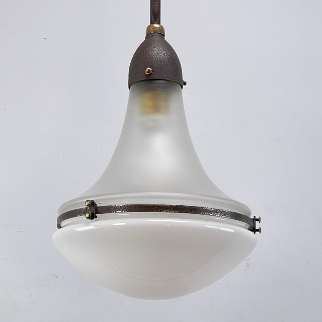1930s Bauhaus Luzette Lamp attributed to Peter Behrens for Siemens-Schuckert Werke, 1930s For Sale - Image 5 of 11