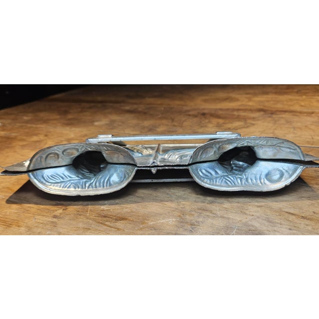 Silver Vintage Metal Chocolate Candy Mold Stamped Made in Germany For Sale - Image 8 of 12