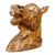 Mid 20th Century Hand Painted Horse Head Sculpture For Sale