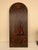 Brown Late 20th Century Themed Crackle Painted Arched Wood Wall Panel - Violin and Huqin For Sale - Image 8 of 10