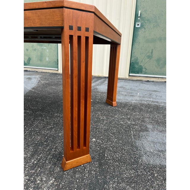 Stickley 21st Century Collection Cherry Extension Dining Table For Sale - Image 11 of 12