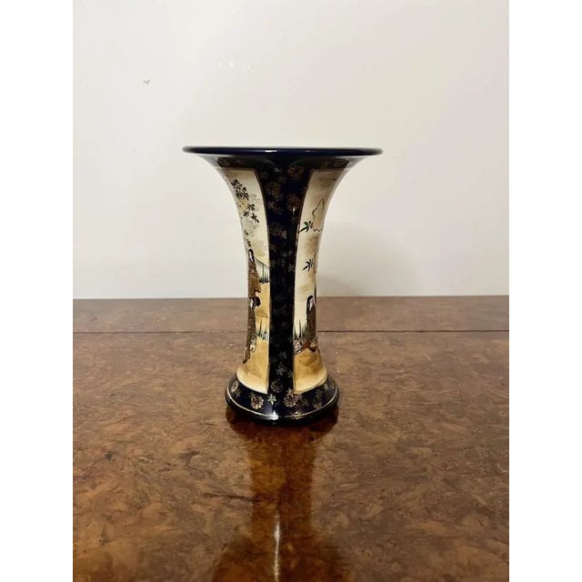 Japanese Satsuma Vase, 1900s For Sale - Image 6 of 8
