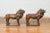 Vintage Bronze With Dark Patina Lion Sculptures on Bases - A Pair For Sale - Image 10 of 13