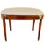 Antique English Edwardian Inlaid Mahogany Oval Bench Stool – Sheraton Revival Vanity Seat For Sale - Image 9 of 12