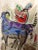 Artist: Marc Chagall Country: Russia-France Title: La vache bleue Medium: Original Lithograph Marks: Not signed, not...