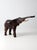 Large Mid-Century Ironwood Elephant Sculpture For Sale - Image 10 of 18
