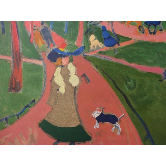 André Derain (1880-1954) London, Hyde Park Color lithograph after a painting by the artist Signed in the plate On Arches...