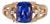 2.7Ct Tanzanite Ring With Lab Grown Diamond Accents: Solid 14k Gold, Size 6.75 For Sale