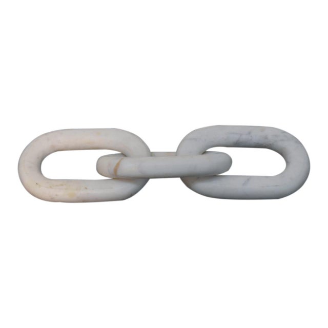 Modern Modern White Marble Décor For Sale - Image 3 of 7
