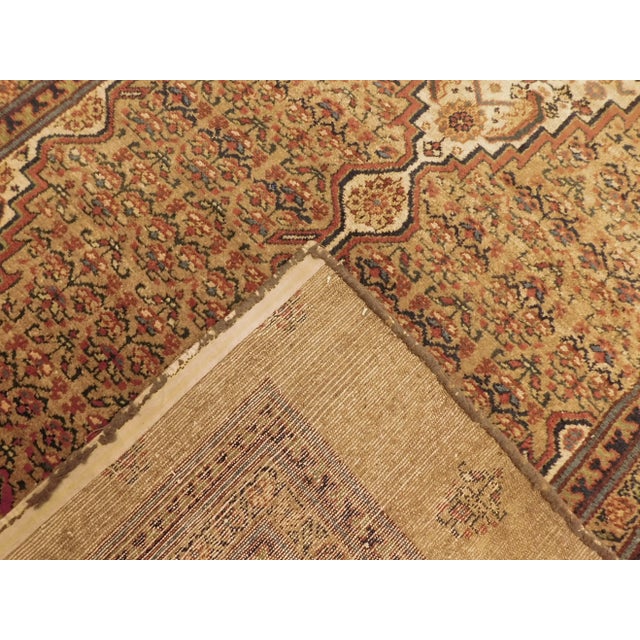 Antique Persian Gallery Rug- 4′10″ × 10′5″ For Sale - Image 9 of 14