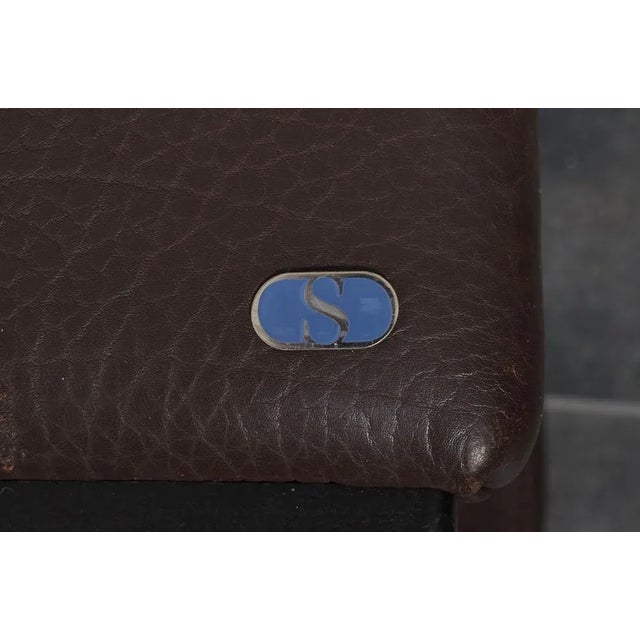 DS-50 Cigar Brown Neck Leather Chair from de Sede For Sale - Image 4 of 10