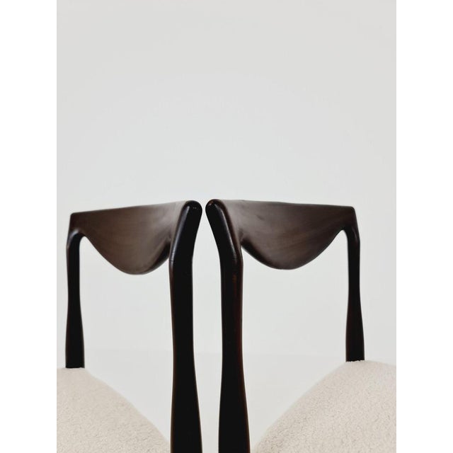 Vintage Norwegian Teak Chair with Teddy Fabric by Rastad & Relling, 1960s For Sale - Image 5 of 11