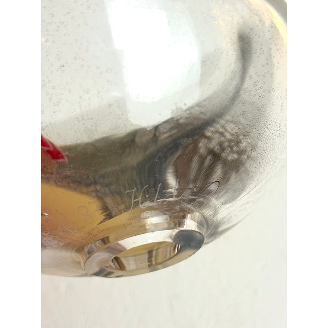 Glass Glass Waterfront Object by Willem Heesen, 1987 For Sale - Image 7 of 9