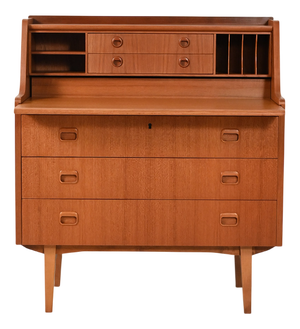 Scandinavian Secretary with Pull-Out Top, 1960s