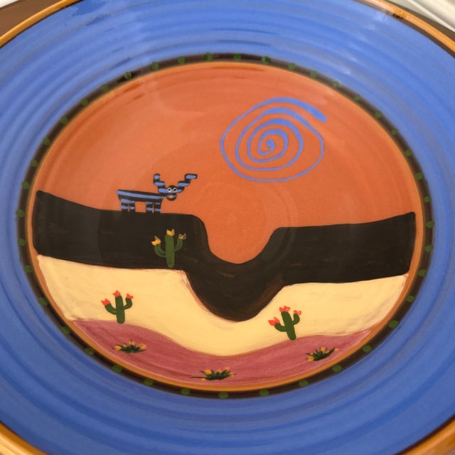 Beautiful earthenware red ware pottery bowl with lovely glazed finish and a beautiful combination of reddish brown, cream,...