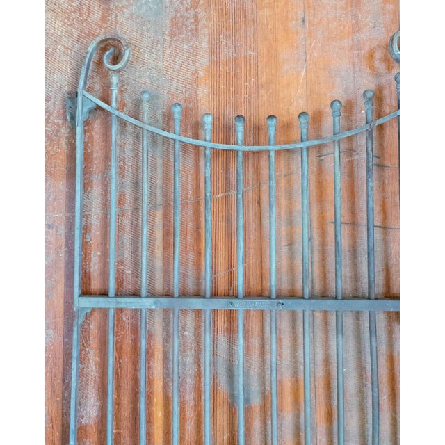 Early 20th Century 20th Century Verdigris Bronze Bank Postal Teller Gate by Syracuse Wireworks For Sale - Image 5 of 18